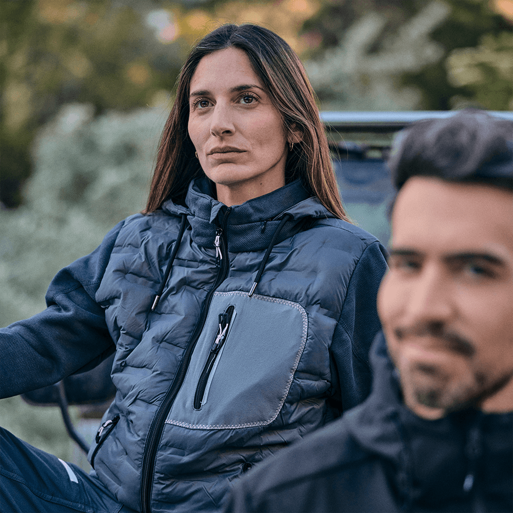Parka Pirineos Gris Medio/Gris Oscuro Mujer