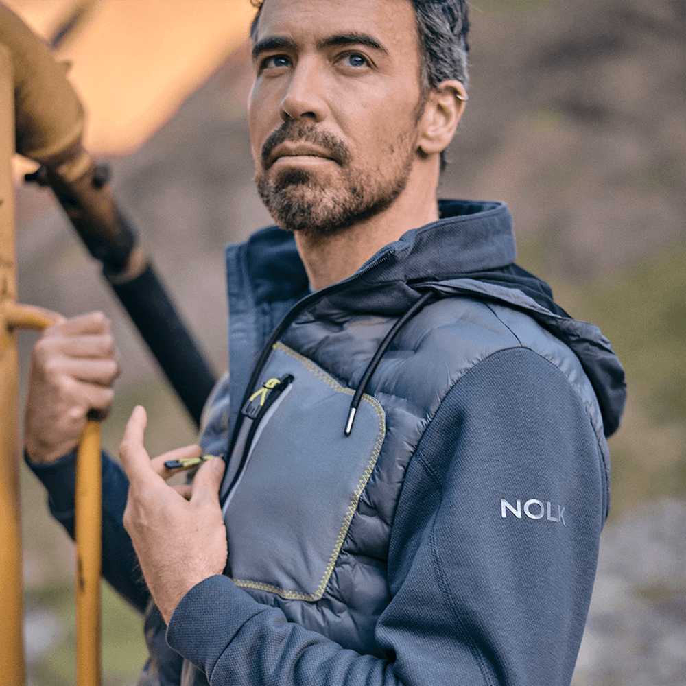 Parka Pirineos Gris Medio/Gris Oscuro Hombre