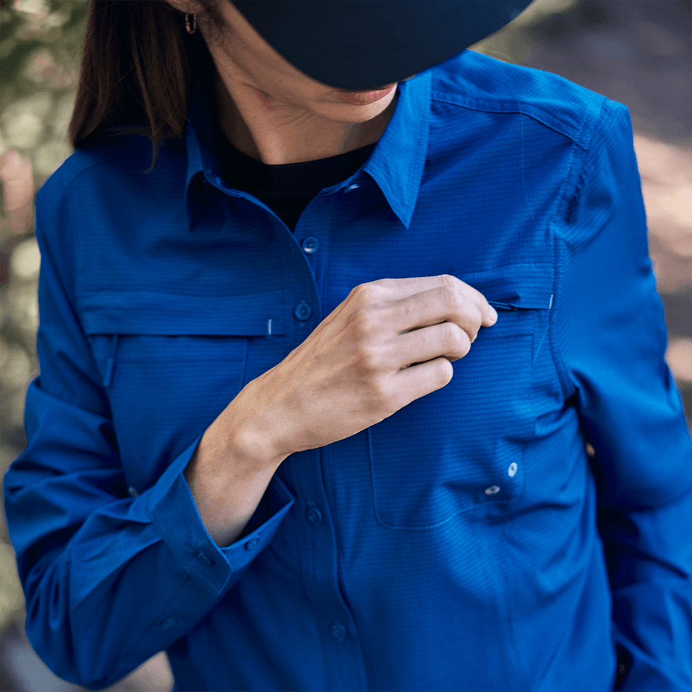 Blusa Santorini Azul Rey Mujer